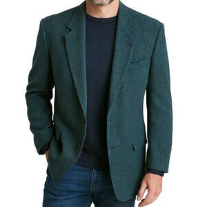 Avoca Man Vintage 100% Pure New Wool Made In Ireland Tweed Sport Coat Size 46R